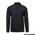 UV SKINZ UPF 50+ UPF 50 + Mens Long Sleeve Active Sun & Swim Shirt Black Navy Blue 2XL  B01HBXW8AI